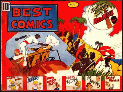 1939 - Best Comics #1 - Click
for Bigger Image in a New Page