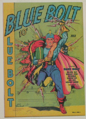 1940 - Blue Bolt #2 - Click
for Bigger Image in a New Page