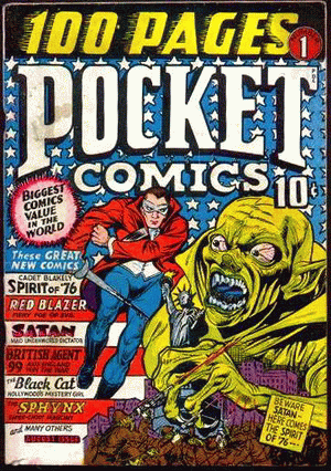 1941 - Pocket Comics #1 - Click
for Bigger Image in a New Page