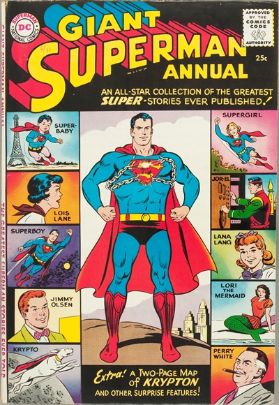1960 - Giant Superman Annual - Click for Bigger Image in a New 
Page