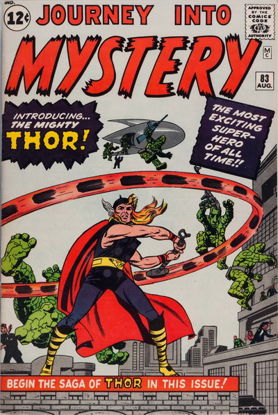 1962 - Journey into Mystery #83 - Click for Bigger Image in a New 
Page